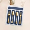 thumbnail image 3 of Kitchen Drawer Organizer 5-Section Silverware Tray - Utensil Holder for Forks Spoons Knives - Space Efficient Flatware Storage Solution - Cutlery Tray for Neat Organized Drawers, 3 of 6