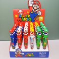 thumbnail image 1 of bolígrafo aleatorio de dibujos animados de Super Mario Bro de diez colores, de silicona, Kawaii, multicolor, hecho a mano, para presionar, suministros de papelería, 1 of 5