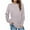 Pink, variant on ZZwxWA Womens Long Sleeve T Shirts 2025 Loose Fit Tops Round Neck Causal Blouses Shirt Trendy Fall Winter Outfits Clothes