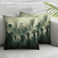 thumbnail image 3 of Leisuo Foggy Forest Body Pillow Cover Misty Fir Hipster Vintage Nature Parks Wood Cloud Tree Long Pillow Case Protector with Zipper Soft Pillow Cases Covers for Bed White, 3 of 5