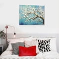 thumbnail image 4 of ONETECH Abstract Flower Picture Wall Art: Dogwood Painting Hand Painted Artwork on Canvas for Living Room (20'' x 16'',Multi-Sized), 4 of 4