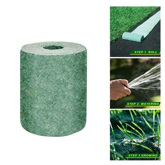 Biodegradable Grass Seed Mat Grass Blanket Growing Solution for Lawns 20*300cm