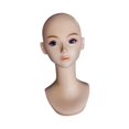 thumbnail image 3 of Mannequin Head Professional Manikin Head para gafas de bufandas Sombrero Estilo B, 3 of 8