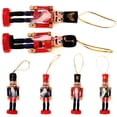 thumbnail image 3 of MasteelfCA 6pcs Xmas Nutcracker Puppet Design Pendants Xmas Tree Decor Xmas Tree Ornaments, 3 of 8