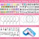 thumbnail image 5 of Kit de fabricación de pulseras DIY para niñas, 112 piezas Kit de pulseras con dijes con cuentas, pulseras y hilo de collar para pulseras, manualidades y fabricación de collares, 5 of 5