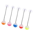 thumbnail image 3 of 6Pcs Reptile Toy Bell Balls Lizard Bell Balls Bearded Dragons Toys with Suction Cup and Rope (Mixed Style), 3 of 8
