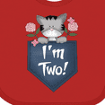 thumbnail image 4 of Inktastic I'm Two Years Old Kitty Cat 2nd Birthday Girls Baby Bib, 4 of 4