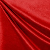 Valentina Textiles Inc Royal Velvet Fabric by the Yard(5 Yard, Red )