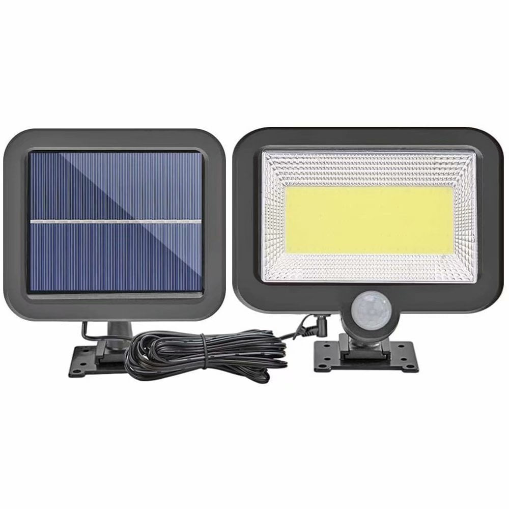 100 Leds Solar Porch Security Sensor Light Solar Outdoors Garden motion sensor Lights, Solar Waterproof Wall Light Xmas Decor