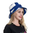 thumbnail image 7 of Flag Of Finland Bucket Hat With Reflective Stripe For Men Women Reversible Outdoor Travel Hiking Beach Caps, 7 of 7