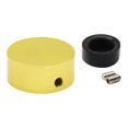 thumbnail image 2 of lionlar Guitar Pedal Footswitch Topper Practical Compact Sturdy Guitar Effects Parts yellow cover, 2 of 9