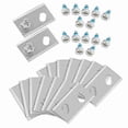 thumbnail image 1 of 16Pcs Stainless Steel Blade for Robomow RK Lawn Robot Replacement Mower Blade, 32*18.6*0.9mm, 1 of 4