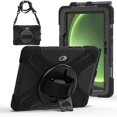 thumbnail image 3 of For Samsung Galaxy Tab Active5 Pro X350 X356b Active Pro T540 T545 T547 Active4 Pro T630 T636 Kickstand Case Cover With Shoulder Strap Black, 3 of 5