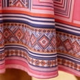 thumbnail image 5 of Mifsaly Boho Dresses for Women Plus Size Scoop Neck Short Sleeve Summer Dress Side Split Geometric Print Lightweight Beach Vacation Sundresses L, 5 of 6