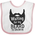 thumbnail image 3 of Inktastic Waiting for My Beard to Grow in Boys Baby Bib, 3 of 4