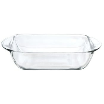 Anchor Hocking Bakeware Essentials Clear Glass 8" x 8" Baking Dish, 2 Quart Capacity