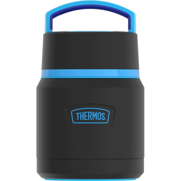 Thermos Stainless Steel Vacuum Insulated 12OZ Food Jar w/Handle, Black