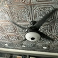 thumbnail image 4 of Drop-In, Glue-Up 2'x2' Faux Tin PVC Ceiling Tile In Weathered Copper, 4 of 5
