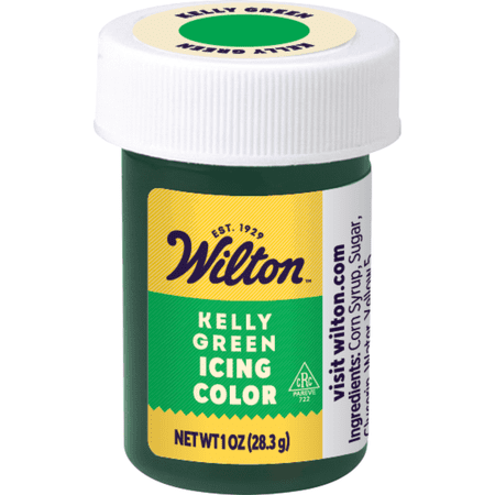 Wilton Kelly Green Food Coloring Edible Gel for Baking & Cake Decorating No Taste 1 oz.