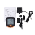 thumbnail image 2 of Bike Computer, Black Sturdy Durable Bike Speedometer, Plastic For Cycling Outdoor Riding Accessory Bicycle Computer, 2 of 8