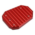 thumbnail image 5 of 1 Set Motorcycle Kickstand Side Stand Plate Pad Aluminum Alloy Red Fit for Kawasaki Zx4rr 2023, 5 of 6