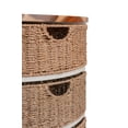 thumbnail image 4 of MDF/Wood Corner Cabinet with seagrass drawers, 4 of 5