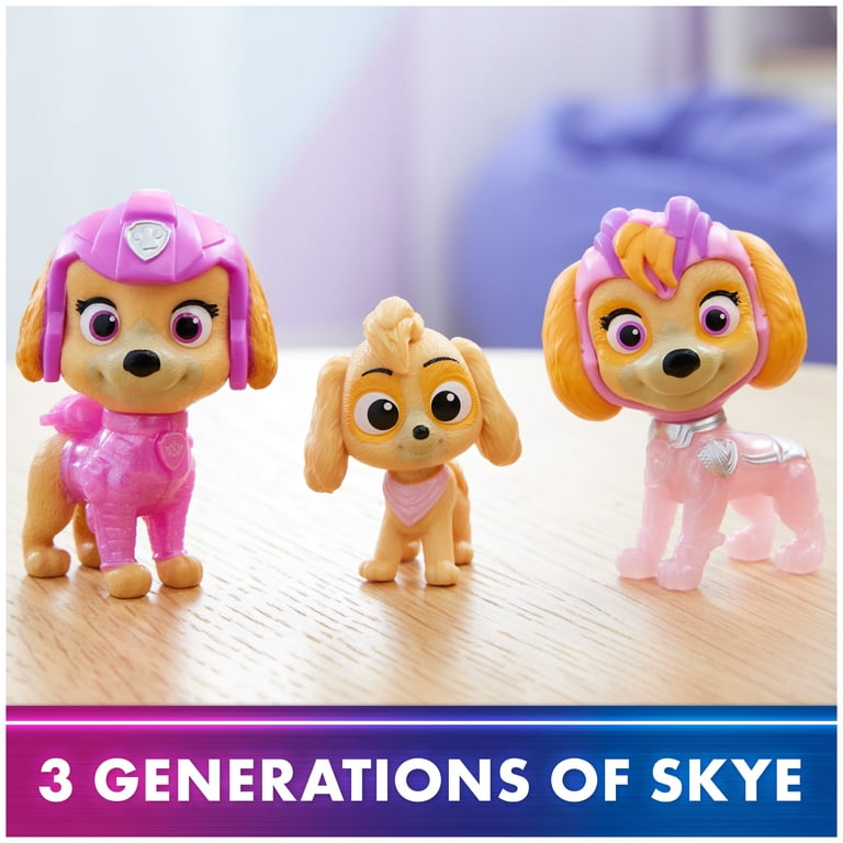 PAW Patrol: The Mighty Movie, Exclusive Skye 3-Piece Figures Set for Kids  Ages 3+