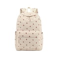 thumbnail image 2 of KAMUGO School Backpack Set for Kid Teen Girls,Elementary Grade 1-4 School Bookbags with Lunch Bag,Corduroy Lightweight College Daypack Beige Strawberry, 2 of 7
