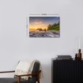 thumbnail image 2 of Beach Canvas Wall Art Sunset Coastal Bathroom Decor Olympic National Park Poster Ruby Beach Canvas Prints Pictures Nature Ocean Landscape Painting for Living Room Office Home Decorations 12x16, 2 of 6