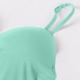 thumbnail image 7 of VV AVEORS Tank Tops For Women Adjustable Spaghetti Strap V Neck Undershirt Built In Bra Plus Size Basic Going Out Casual Camisole Tops Mint Green 4XL, 7 of 7