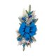 thumbnail image 4 of Corona navideña artificial Macarena Swag de Navidad para buzón interior y exterior Azul 30 cm x 60 cm, 4 of 8