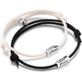 thumbnail image 1 of Matching Couples Bracelets Magnetic Always Forever Eternal Love for Lovers Friends, 1 of 14