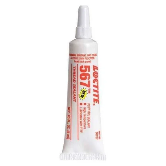 Loctite Pipe Thread Sealant,0.20 Fl Oz,Off-White 2087068 Loctite 2087068 6 Ml