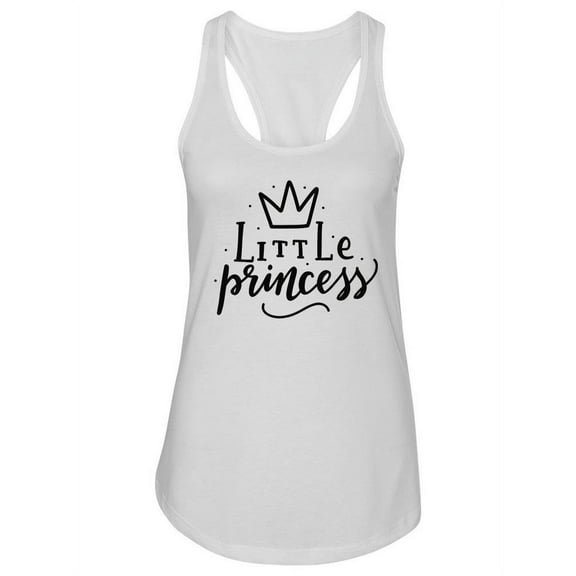 Little Princess Crown Design Tank Women -Image by Shutterstock, Female x-Small