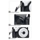 thumbnail image 4 of Bolso para cámara ANGGREK Funda protectora de Cuero con espejo negro para Mini 12, 4 of 8