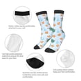 thumbnail image 3 of Rocae Turtles And Goldfish for Girls Boys Crew Socks,Children's Socks, Kids Socks, Toddler Socks: Daily Wear with Kids School Uniform, 3 of 5