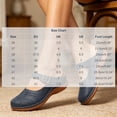 thumbnail image 3 of hoksml Women Round Toe Cutout Mule Clogs, Buckle Ankle Strap Slip On Low Wedge Casual Shoes, 3 of 6