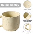thumbnail image 3 of Taza de cerámica con puntos de tinta para salpicaduras, creativa taza de café con leche para desayuno, personalidad nórdica, 300ml, 3 of 5