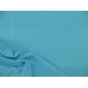 10 Yard Lot Cotton Polyester 62 inch Apparel Fabric Solid Ocean Blue RR47