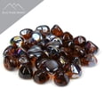 thumbnail image 3 of Blue Ridge Brand Reflective Fire Glass Diamonds - Professional Grade Fire Pit Glass - 1" Reflective Glass for Fire Pit and Landscaping - Bulk and Contractor Quantities Available, 3 of 7