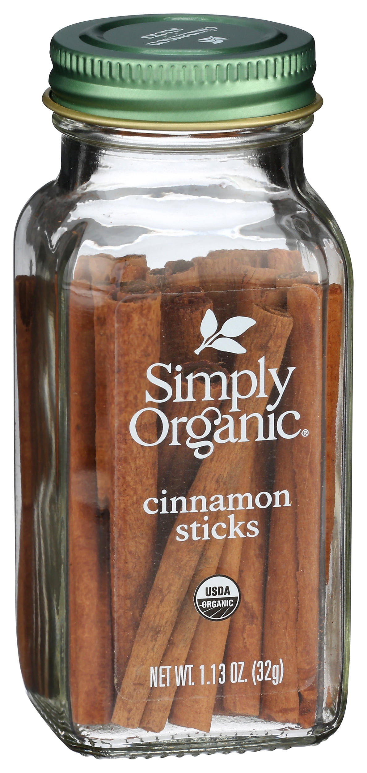 Pack of 6, Simply Organic Cinnamon Sticks, 1.13 oz