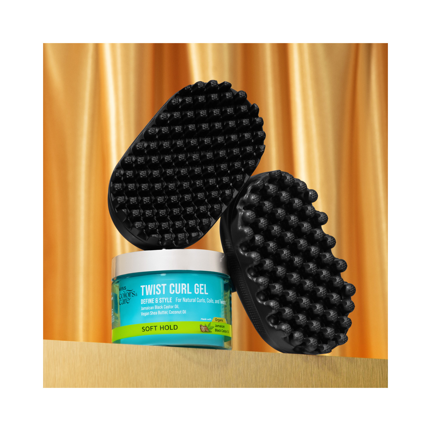 KISS Colors & Care Premium Twist King - Dichtes Twist-Tool Für Kurzes Haar, Waschbar & Langlebig, Für Definierte Twists