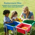 thumbnail image 5 of ECR4Kids Stackable Square Bins with Non-Snap Lids, Multipurpose Organization, Yellow, 2-Pack, 5 of 9