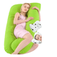 thumbnail image 1 of Almohada Para Embarazo Y Lactancia Jumbo Verde Claro Geométrico Xtellar Verde Limon, 1 of 3