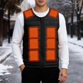 thumbnail image 2 of Heated Vest for Men Women Adjustable Heated Vests for Winter Black M, 2 of 7