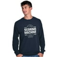 thumbnail image 5 of Cool Basketball Scoring Machine Men's Long Sleeve Tee T Shirt Brisco Brands L, 5 of 6