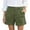 Army Green, variant on Kureaily Women Stretch Twill Shorts Summer Stretchy Jean Shorts Casual Chino Shorts High Waist Denim Shorts Shorts