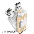 thumbnail image 1 of Clé Usb 3 en 1 Expansion Mémoire Stick Otg Pendrive pour Iphone Ipad Android Pc, 1 of 2