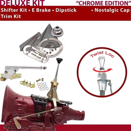 American Shifter FMX Shifter Kit 6 in. E Brake Trim Kit Dipstick for D3DF5