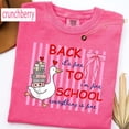 thumbnail image 3 of VibeNest Studio Unisex Back to School Everything Is Fine Silly Goose Funny Teacher Garment Dyed Graphic T-Shirt, 3 of 8